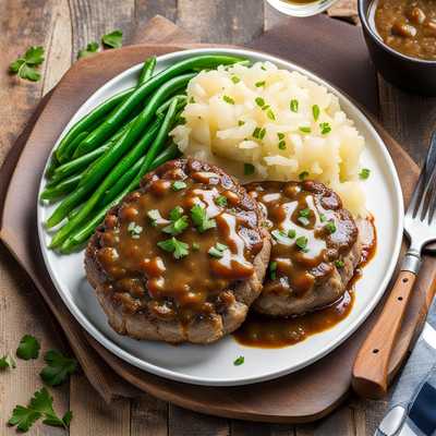 Hamburger Steak With Onions And Gravy