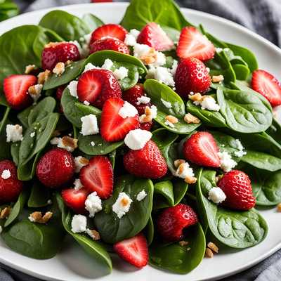 Strawberry Spinach Salad