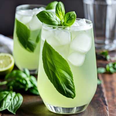 Basil Gin Fizz