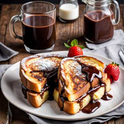 Nutella Stuffed French Toast