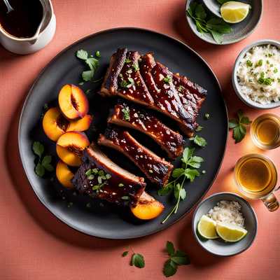 Peach-glazed Ribs
