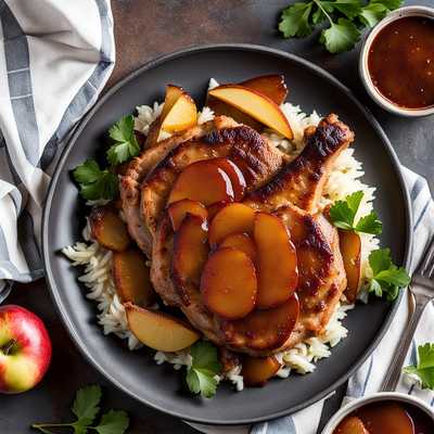 Sweet And Tangy Apple Pork Chops