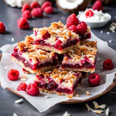 Coconut Raspberry Bars