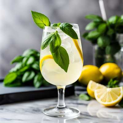 Lemon Basil Sparkler