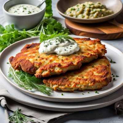 Pork Schnitzel With Dill Sauce
