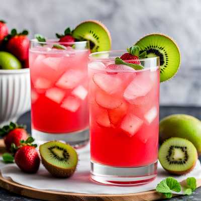 Strawberry Kiwi Fizz