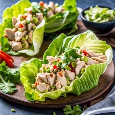 Chicken Salad Lettuce Wraps