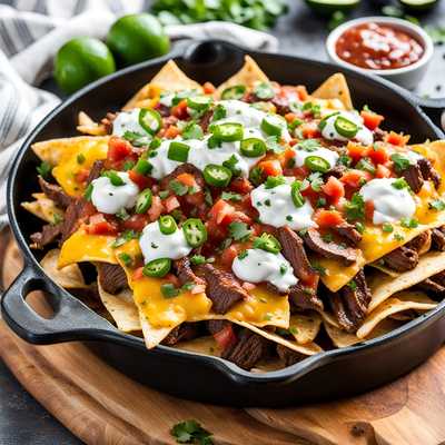 Easy Steak Nachos
