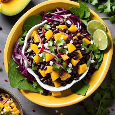 Black Bean-mango Salad