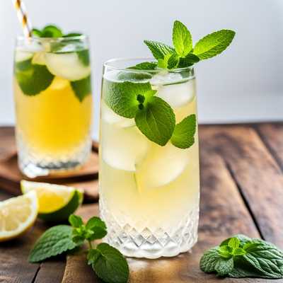 Honey Lemon Mint Fizz