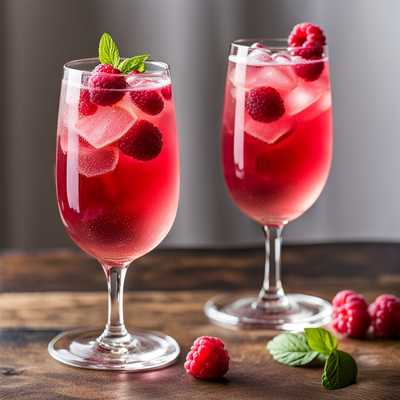 Raspberry Lemon Prosecco Spritz