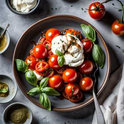 Roasted Cherry Tomato Burrata