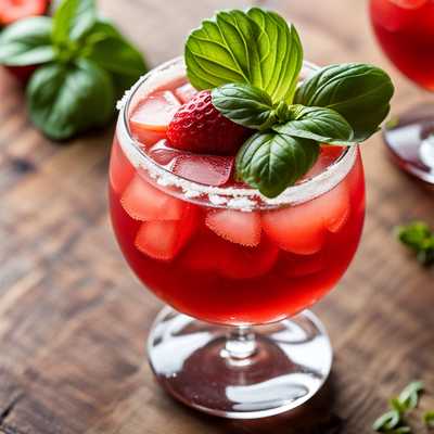 Strawberry Basil Margarita