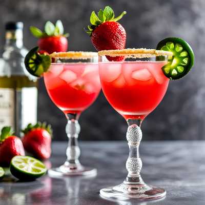 Strawberry Jalapeño Margarita
