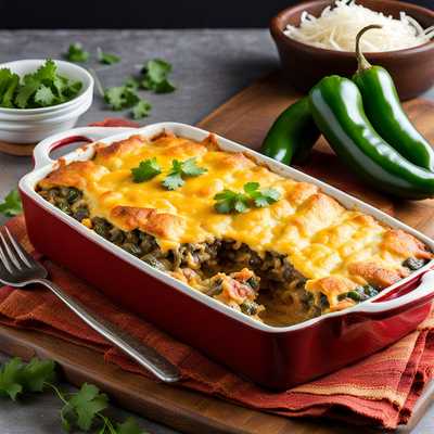Two-cheese Chiles Rellenos Casserole