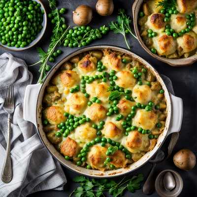 Au Gratin Peas And Potatoes