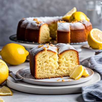 Baked Lemon Pound Cake