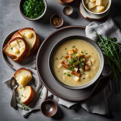 Caramelized Onion And Potato Soup
