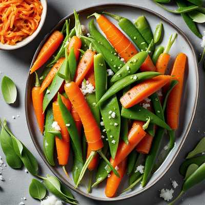 Carrots And Snow Peas