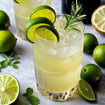 Ginger-Lime Sparkler