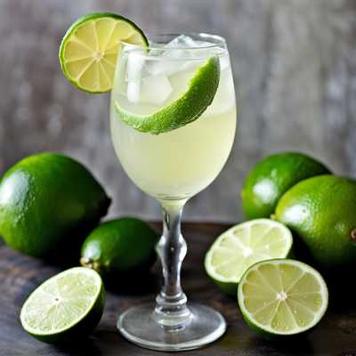 Sparkling Ginger-Lime Mocktail