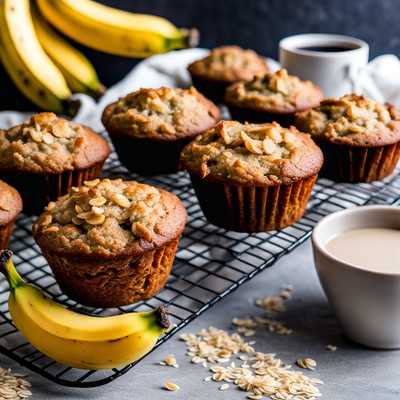 Banana Oatmeal Muffins