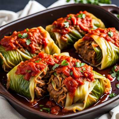 Beef Stuffed Cabbage Rolls