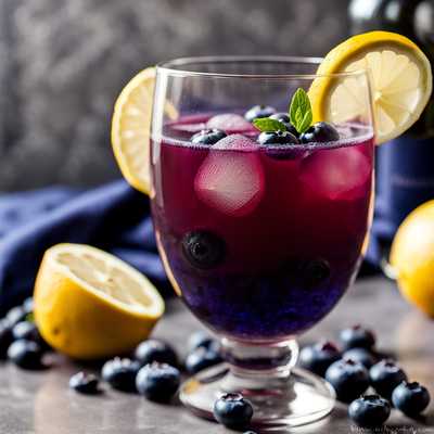 Blueberry Lemon Fizz