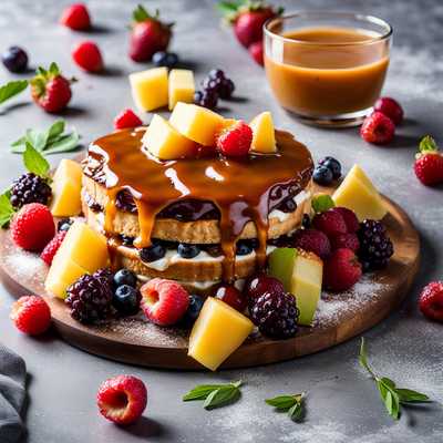 Fruit And Caramel Brie