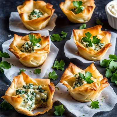 Gorgonzola Phyllo Cups
