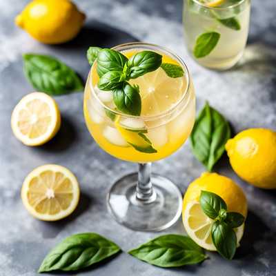 Lemon Basil Spritz