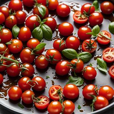 Plum Tomatoes With Balsamic Vinaigrette