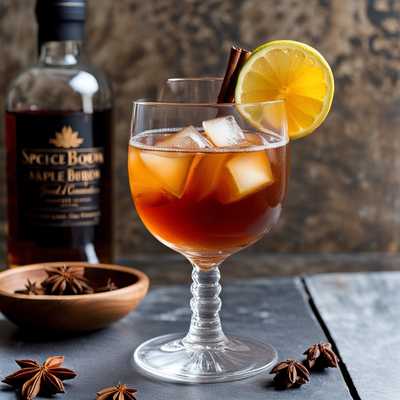 Spiced Maple Bourbon Cocktail
