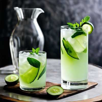 Cucumber Mint Gin Fizz
