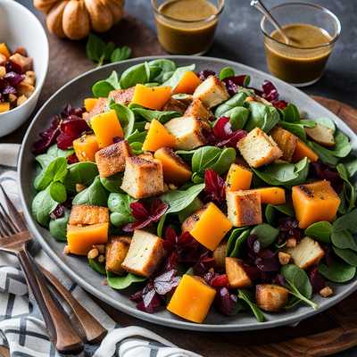 Fall Panzanella Salad