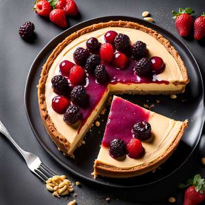 Peanut Butter And Jelly Cheesecake