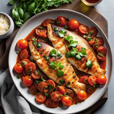 Tomato-braised Tilapia